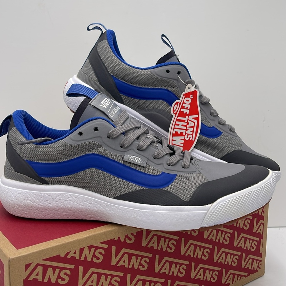 Vans Men’s Gray and Blue Sneakers Ultrarange Exo
Gray/True White VN0A4U1KBGJ - Picture 9 of 16